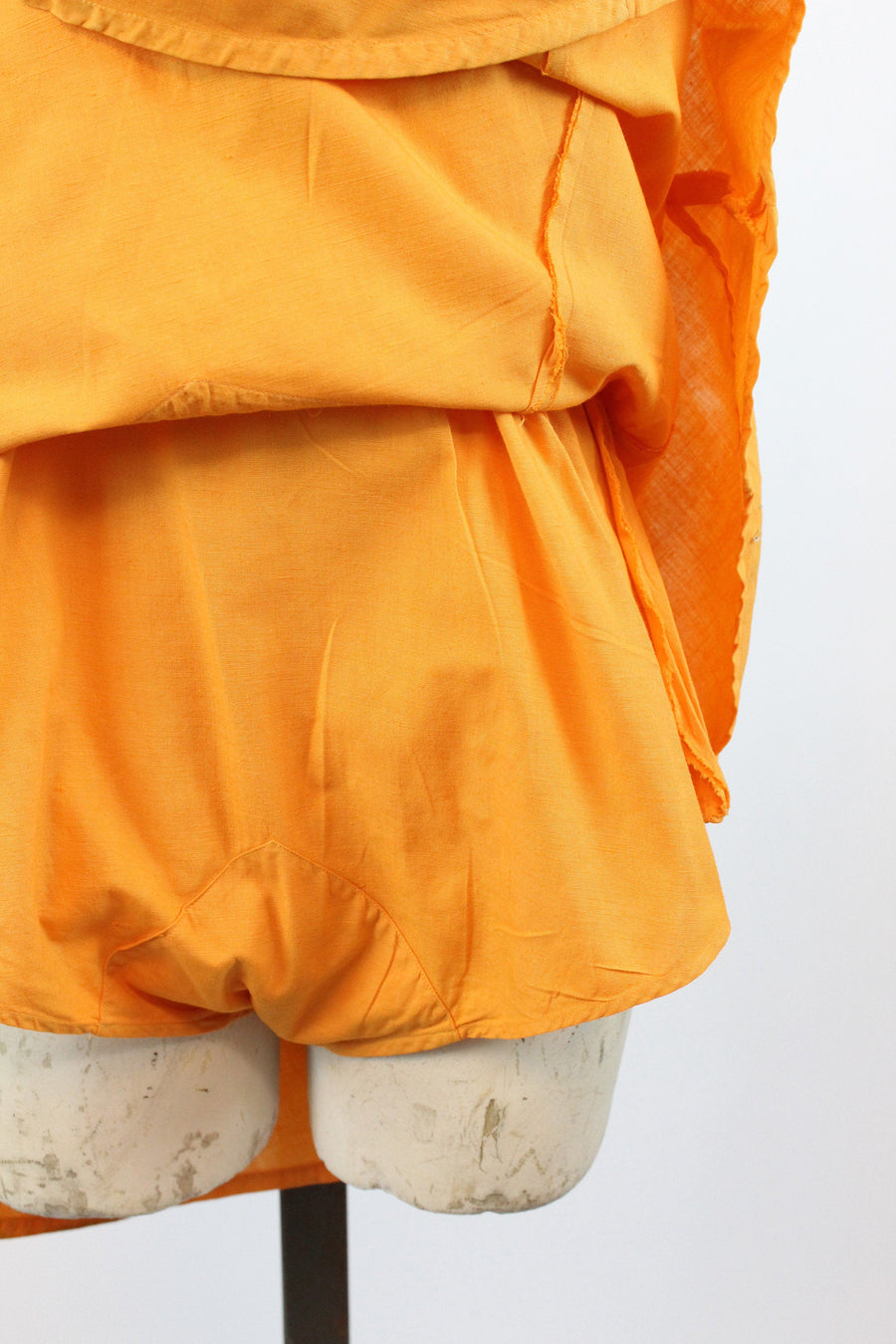 1940s tangerine playsuit dress medium large | new spring summer