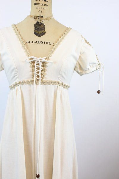EARLY 1970s Gunne Sax CORSET SLEEVES maxi dress xs | new spring – Napa ...