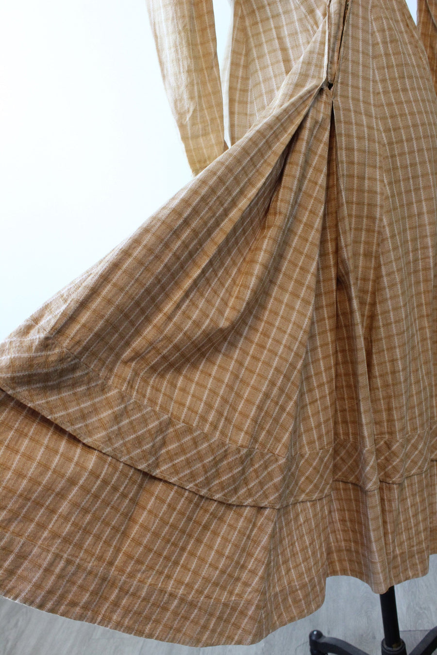 ANTIQUE 1905 edwardian COTTON dress xxs | new fall