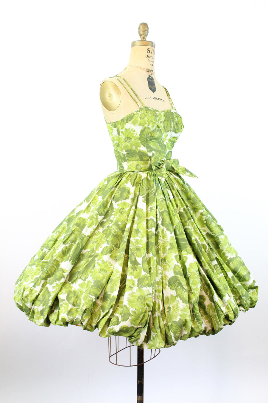 1950s JULIE MILLER dress bubble hem xs | new spring