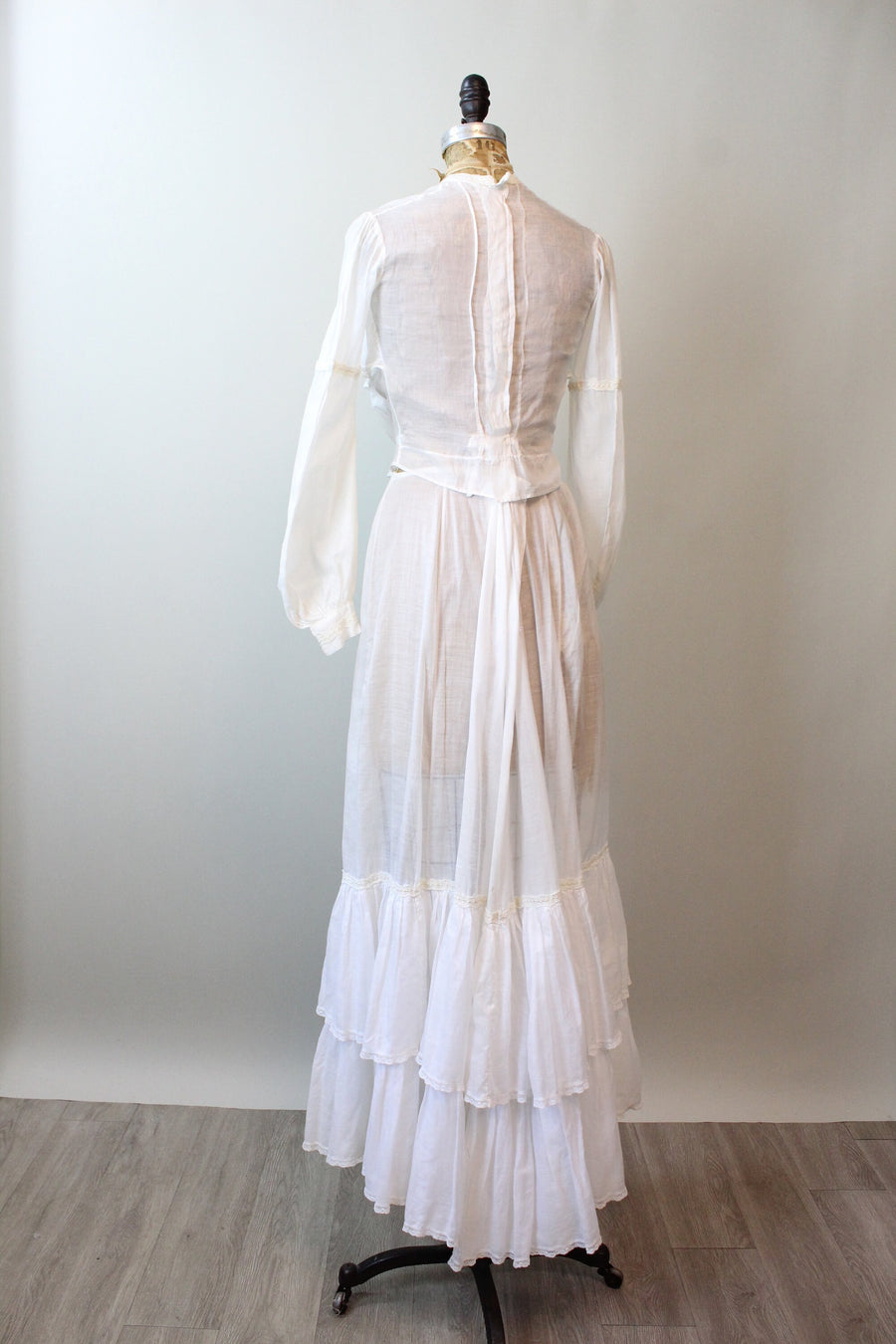 1910 EDWARDIAN cotton BLOUSE skirt set xs small | new spring