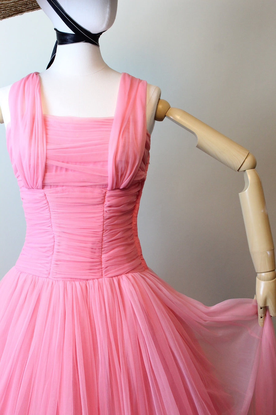 1950s EMMA DOMB barbie pink dress xs | new summer