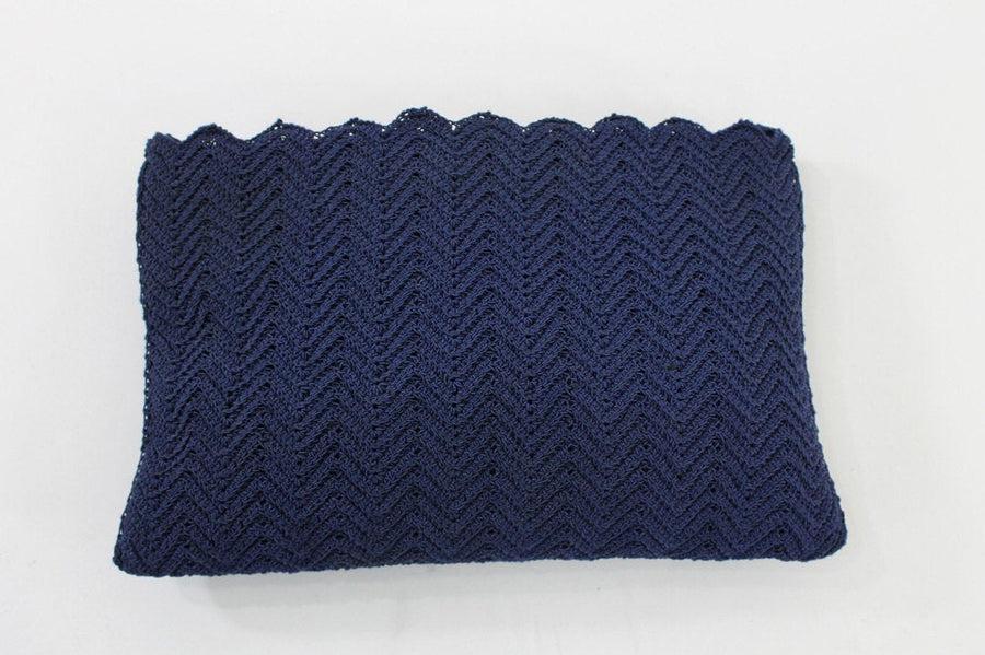1950s crochet clutch | vintage iPad case | corded bag