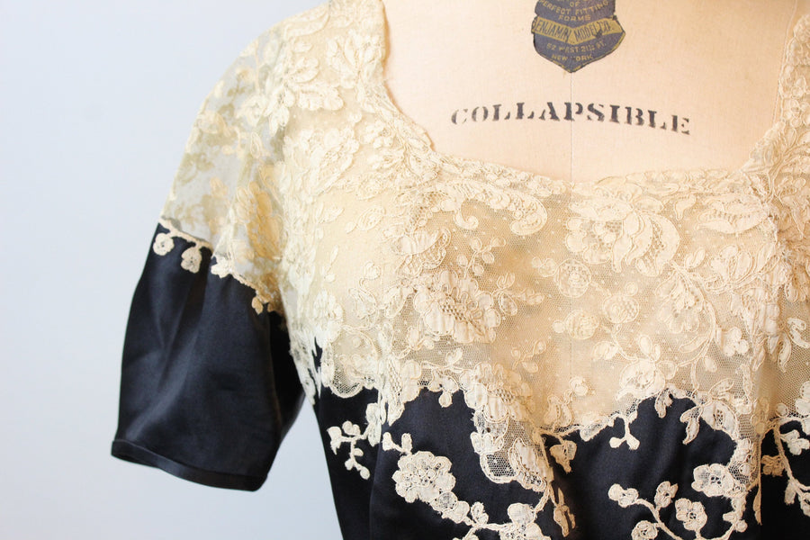 EDWARDIAN antique top SILK camisole xs | new fall winter