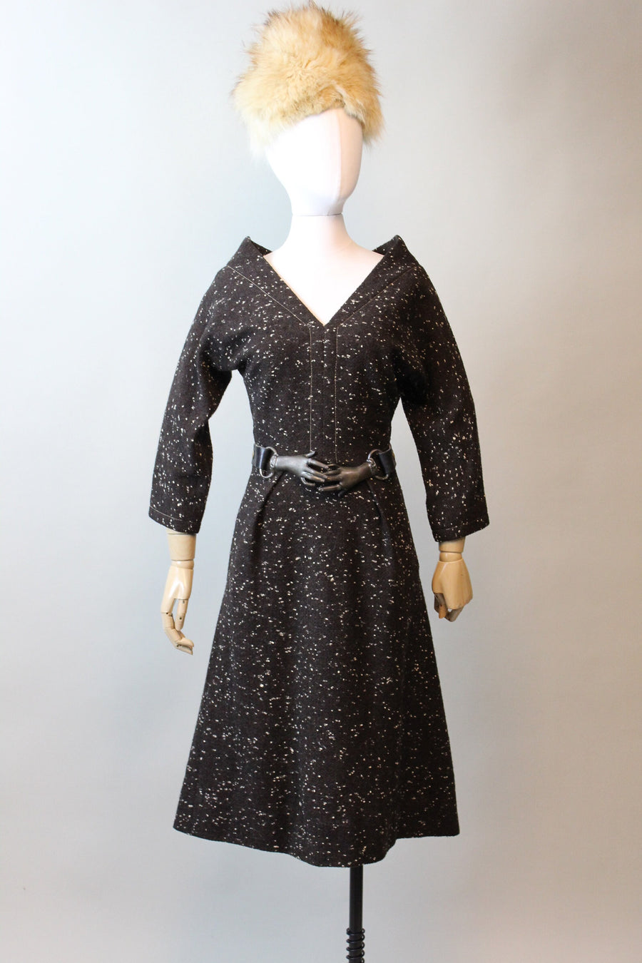 RARE 1940s Claire McCardell TWEED dress small | new fall winter Napa Valley Vintage RARE 1940s Claire McCardell TWEED dress small | new fall winter Napa Valley Vintage