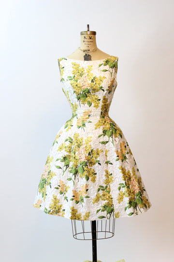 1950s EMMA DOMB sequin cotton chintz dress xs | new spring summer