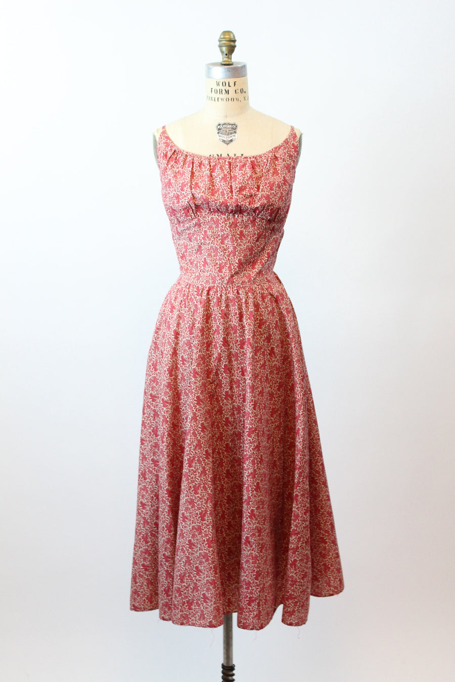 1950s BIRD novelty print PEASANT dress small | new spring summer Napa Valley Vintage 1950s BIRD novelty print PEASANT dress small | new spring summer Napa Valley Vintage