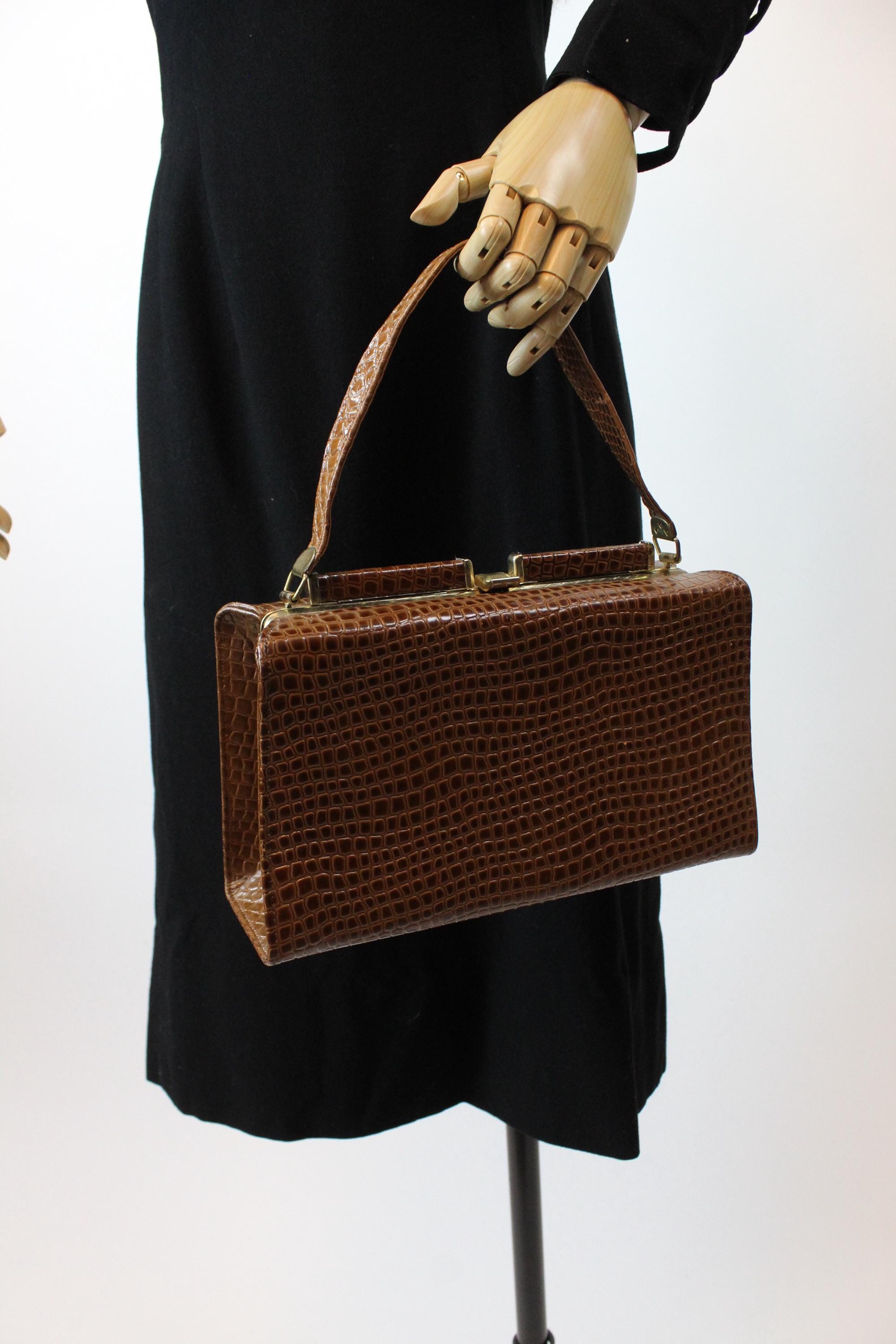 1950s LIZARD BOX handbag purse | new fall winter – Napa Valley Vintage