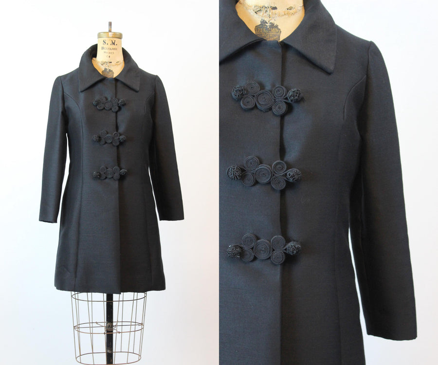1960s FROG closure ALASKINE coat xs small | new fall winter