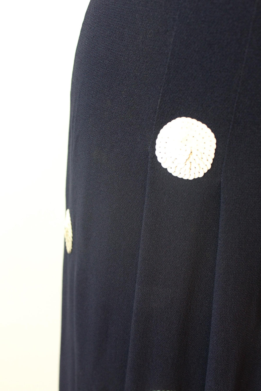 1940s NEIMAN MARCUS sequin disc dress small medium | new fall winter