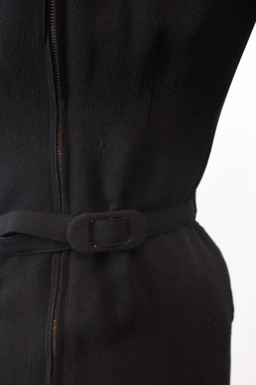 1940s SEQUIN BEADS apron dress medium | new fall winter