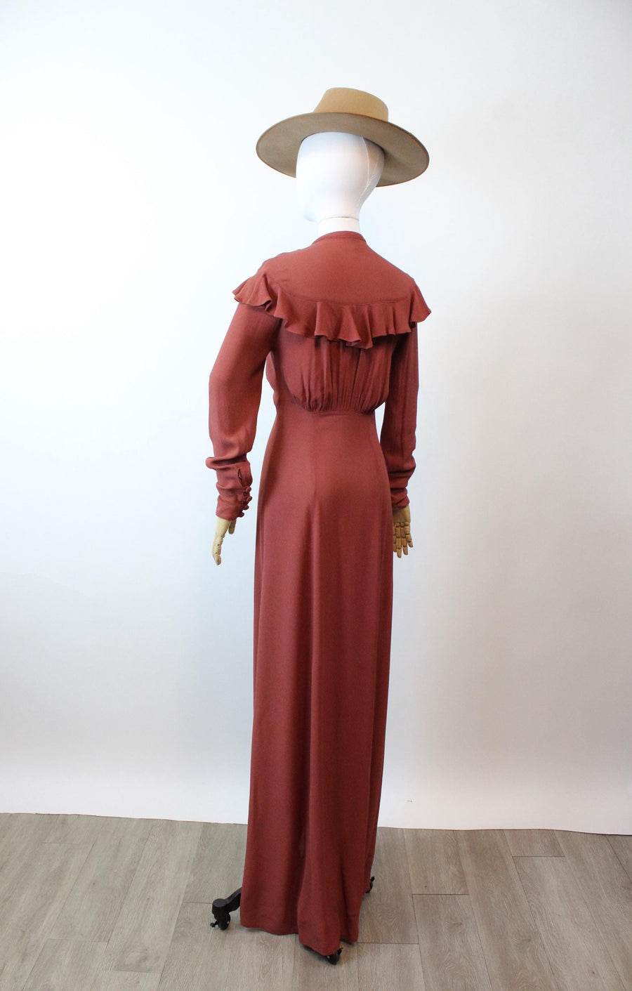 1970s 1971 OSSIE CLARK maxi dress xs | new fall winter
