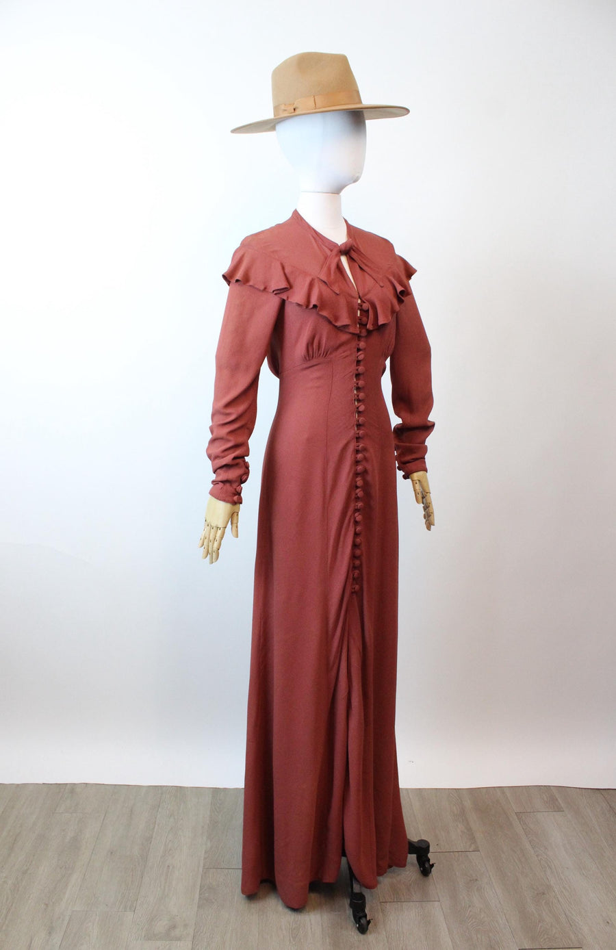 1970s 1971 OSSIE CLARK maxi dress xs | new fall winter
