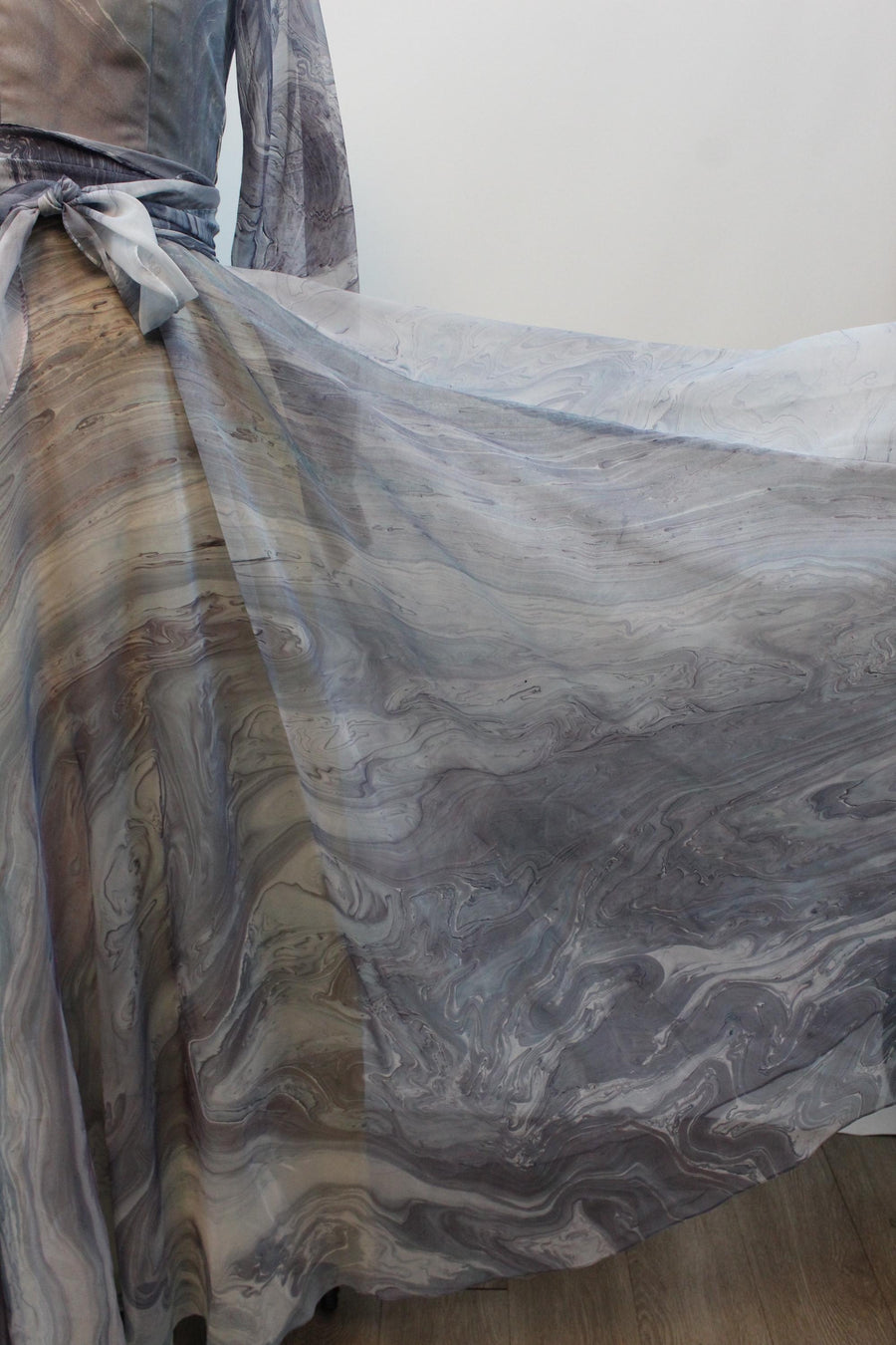 1970s 1974 DON LUIS of ESPANA chiffon maxi dress large | new spring summer