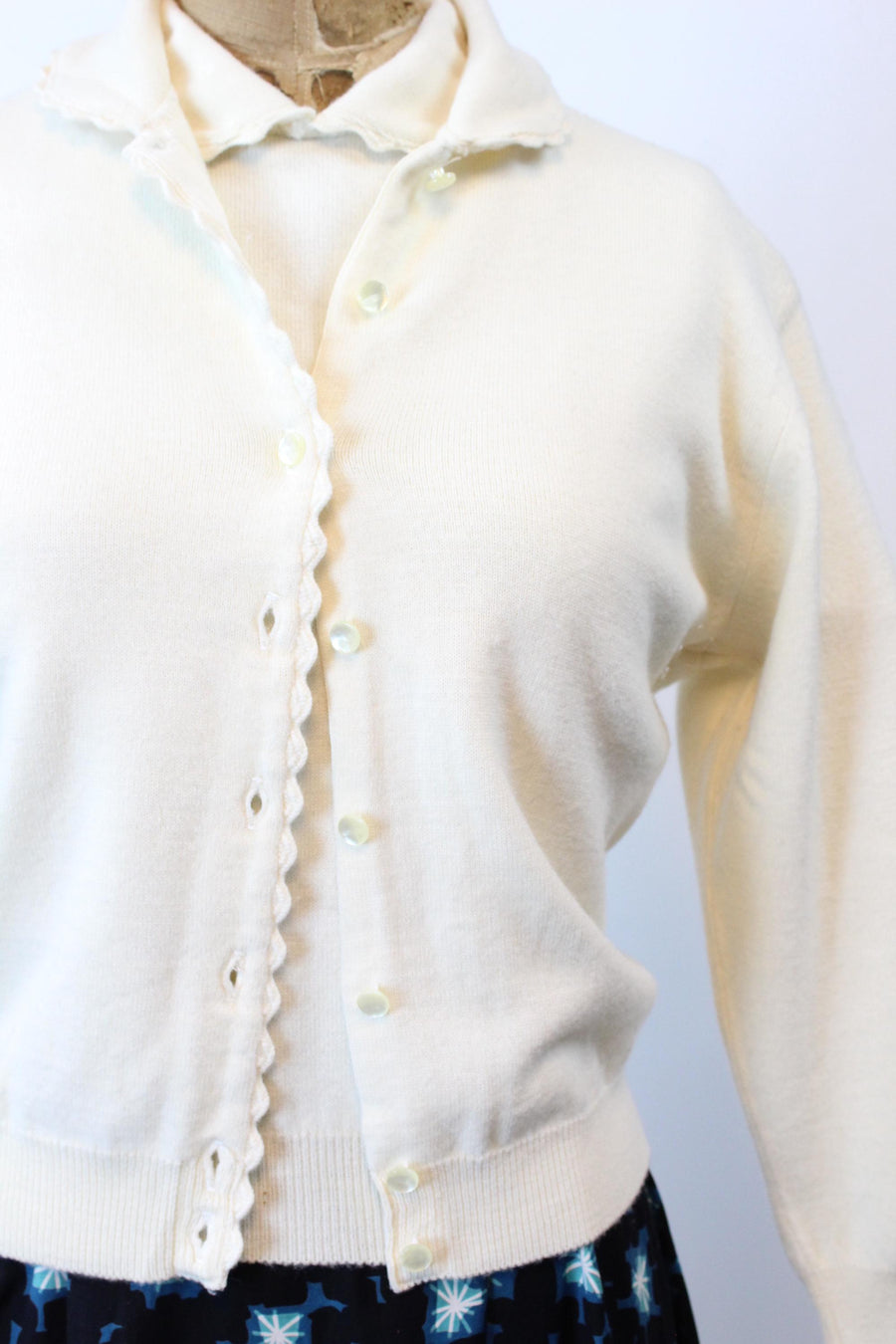 1950s JANTZEN sweater cardigan set small | new fall winter