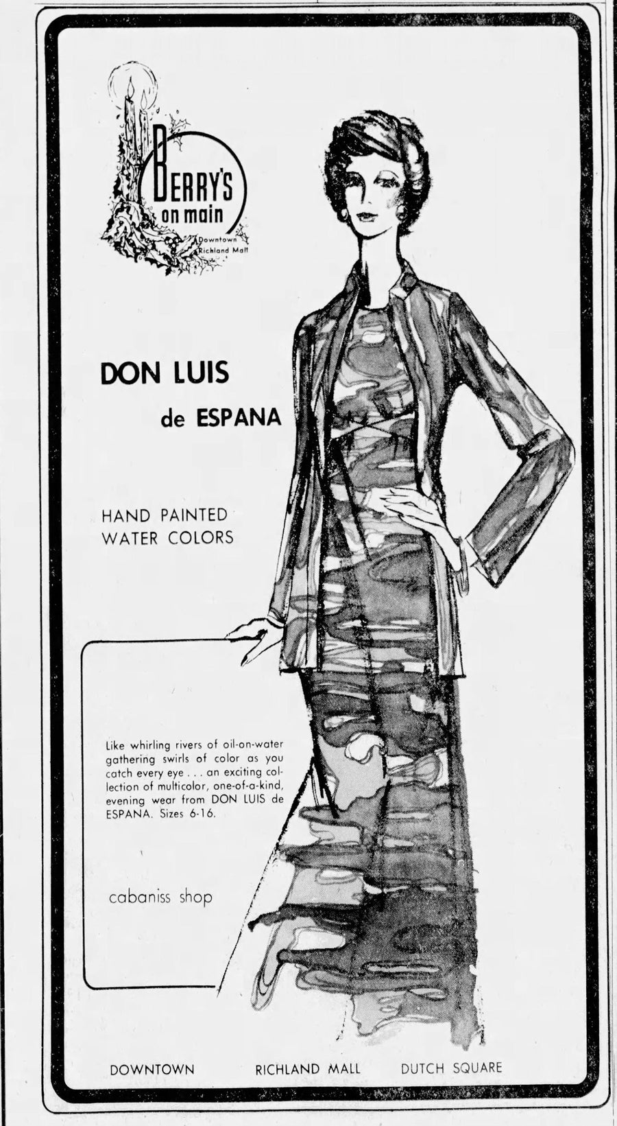 1970s 1974 DON LUIS of ESPANA chiffon maxi dress large | new spring summer