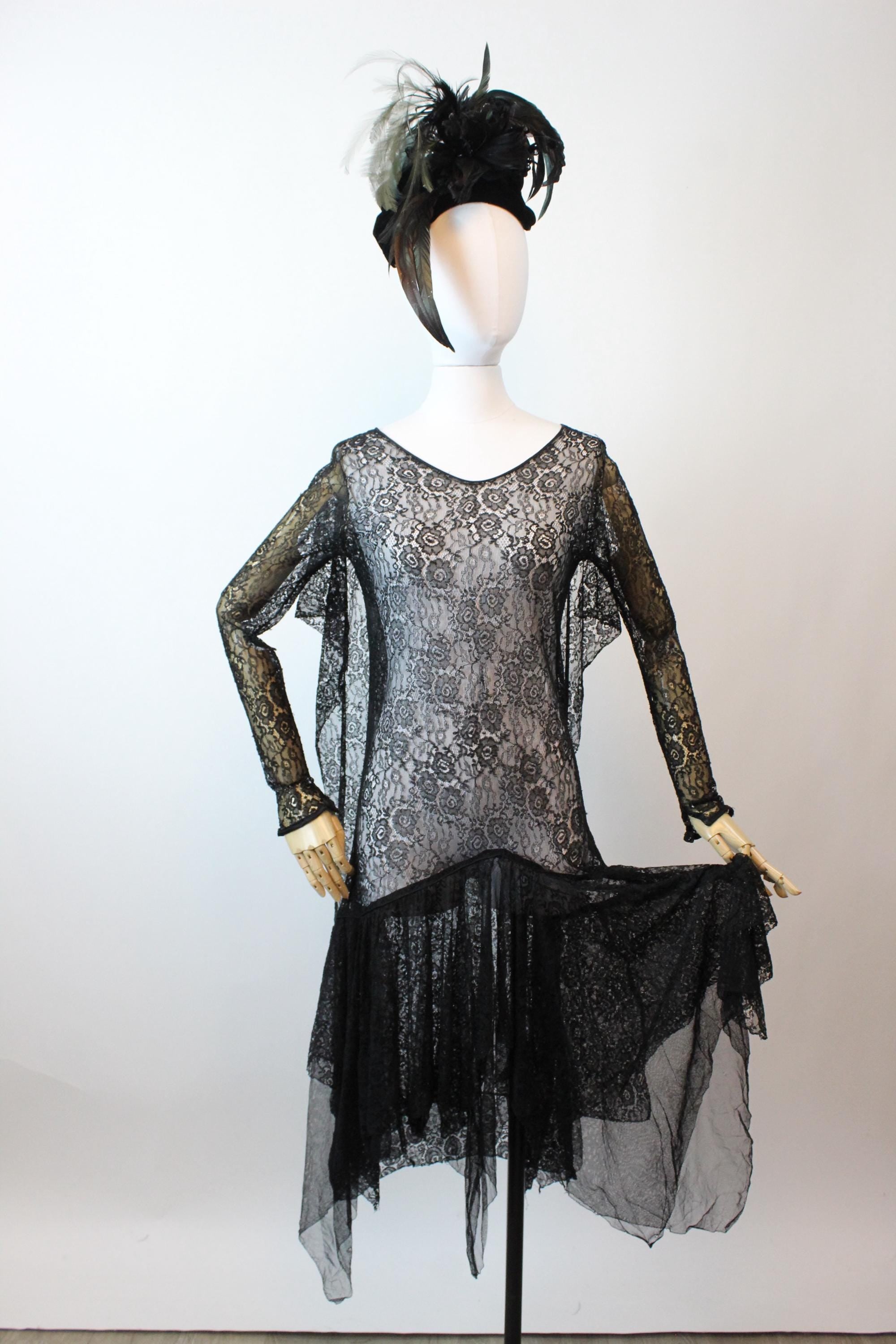 【yu】POPPY LACE HANDKERCHIEF HEM DRESS Lace handkerchief hem dress