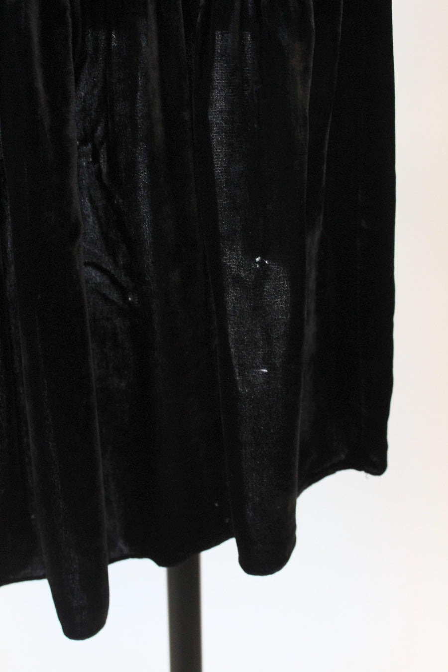 1920s SILK LACE velvet dress small | new fall winter
