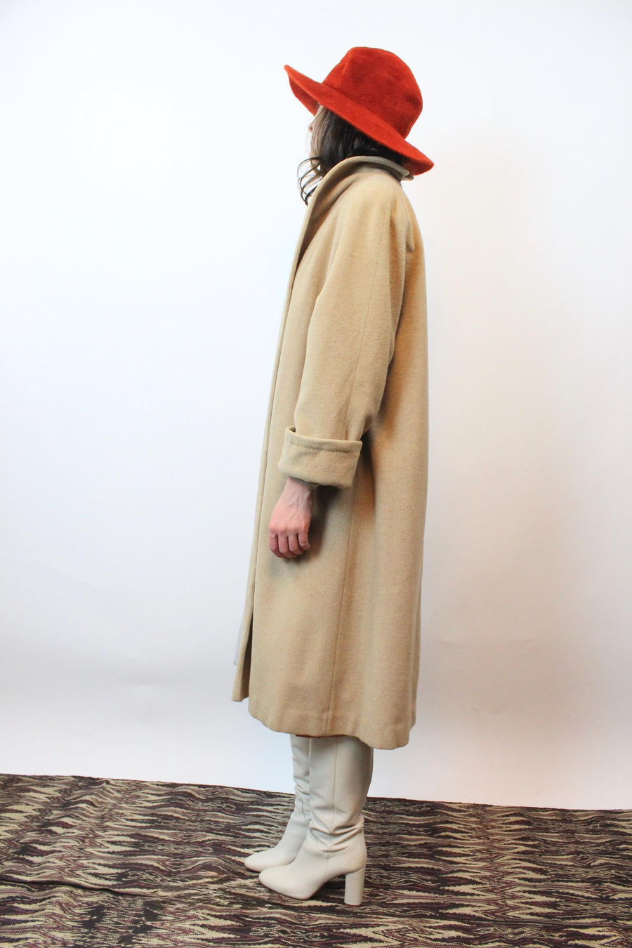 1950s CASHMERE camel coat | new fall winter