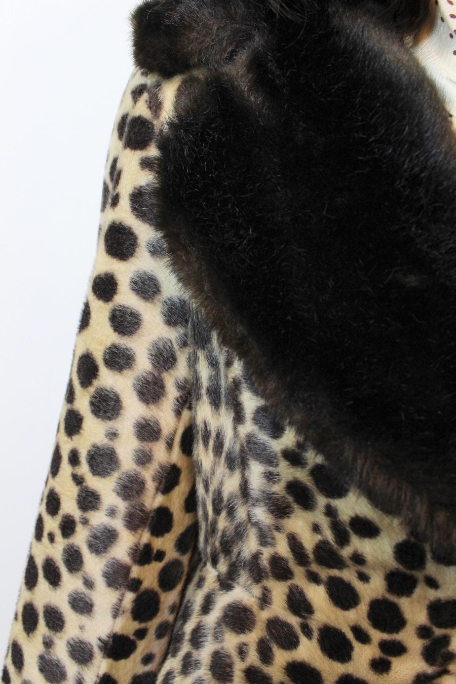 1960s SAFARI LEOPARD princess fur coat xs | new fall winter