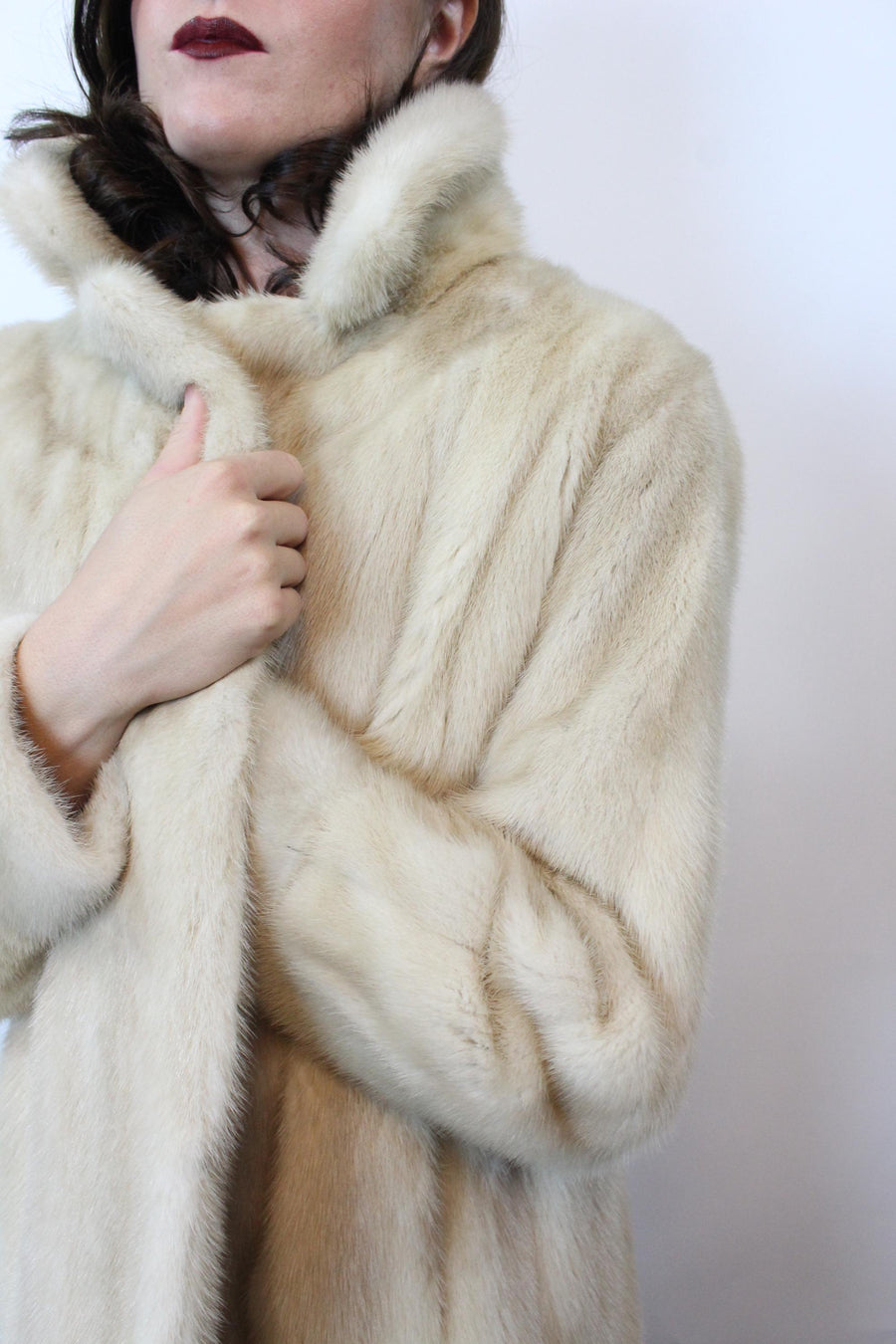 1960s BLONDE MINK fur coat small medium | new fall winter