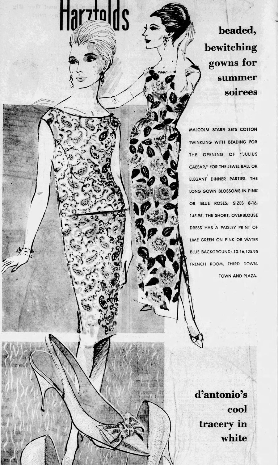 1960s 1965 documented MALCOLM STARR gown dress medium large | new fall winter