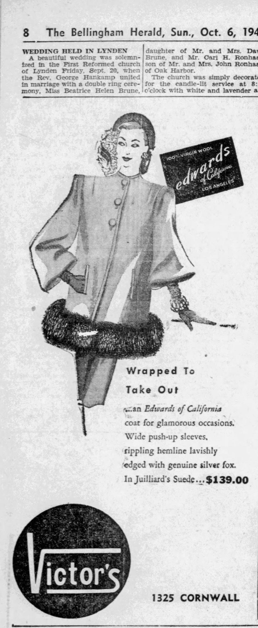 1940s magenta LYNX FUR coat medium | new fall winter