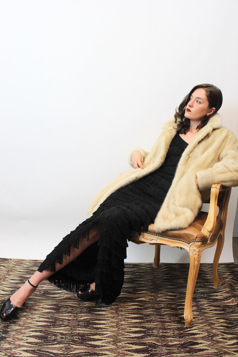 1960s BLONDE MINK fur coat small medium | new fall winter