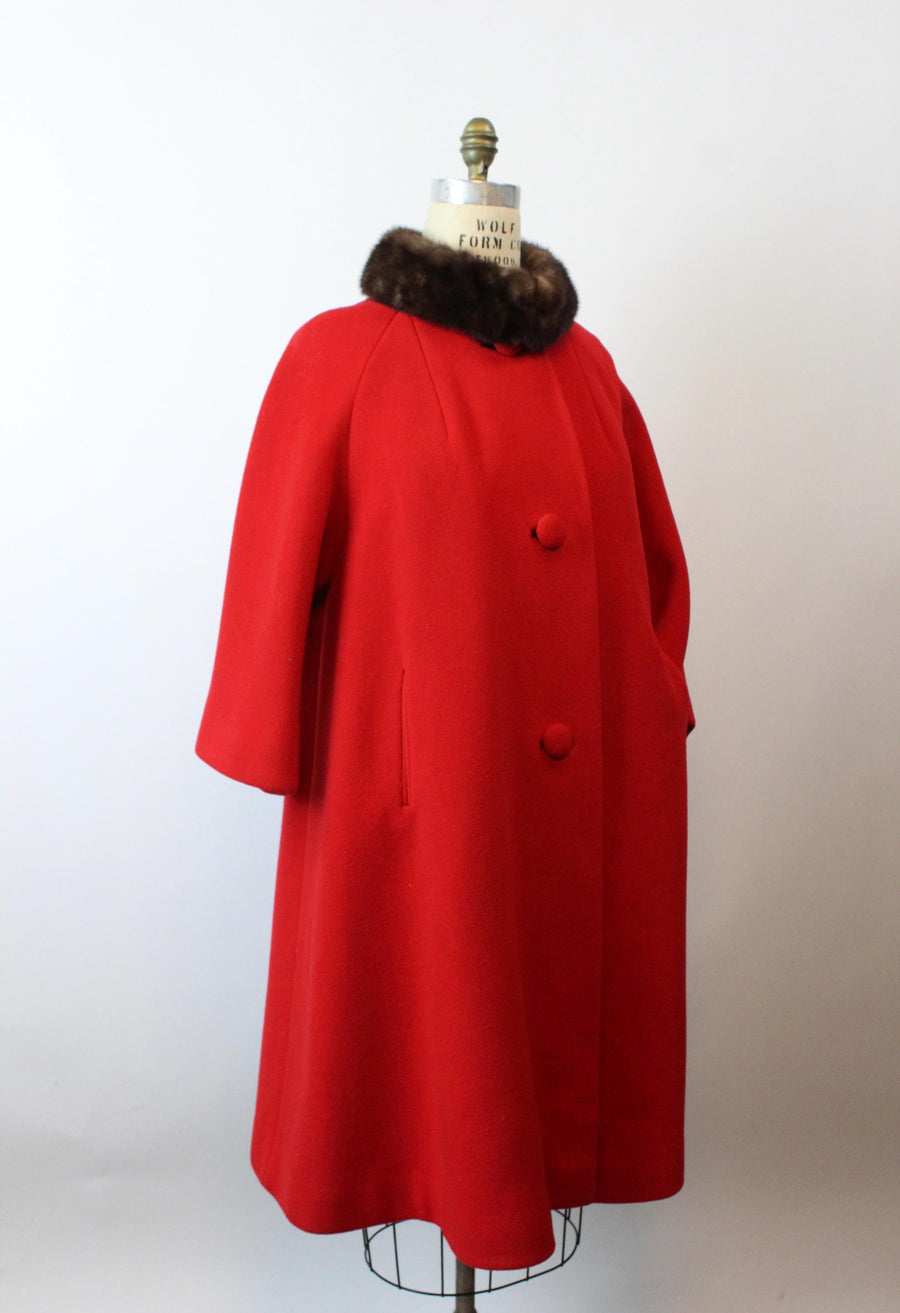 1960s 1964 documented LILLI ANN mink fur coat large | new fall winter