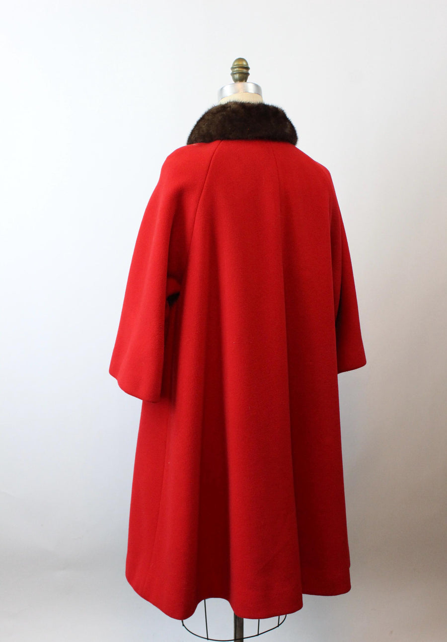 1960s 1964 documented LILLI ANN mink fur coat large | new fall winter