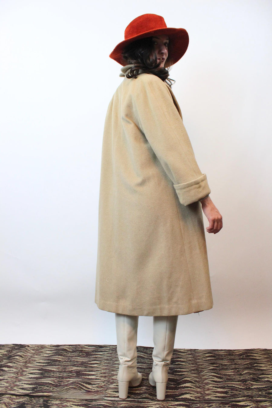 1950s CASHMERE camel coat | new fall winter