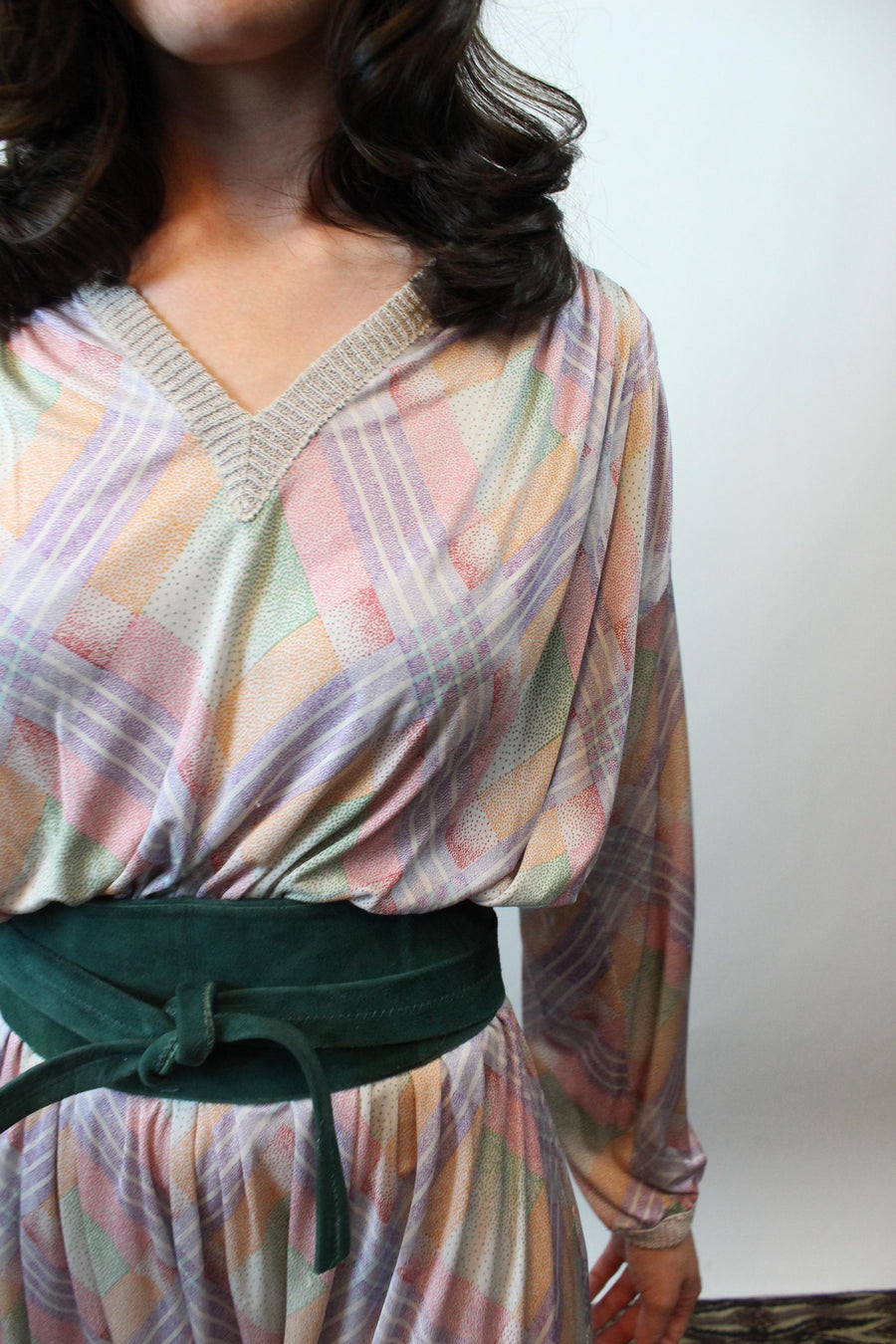 1970s MISSONI SILK dress small medium large | new fall winter