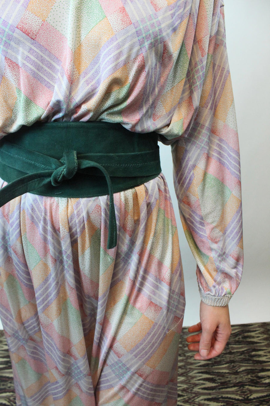 1970s MISSONI SILK dress small medium large | new fall winter