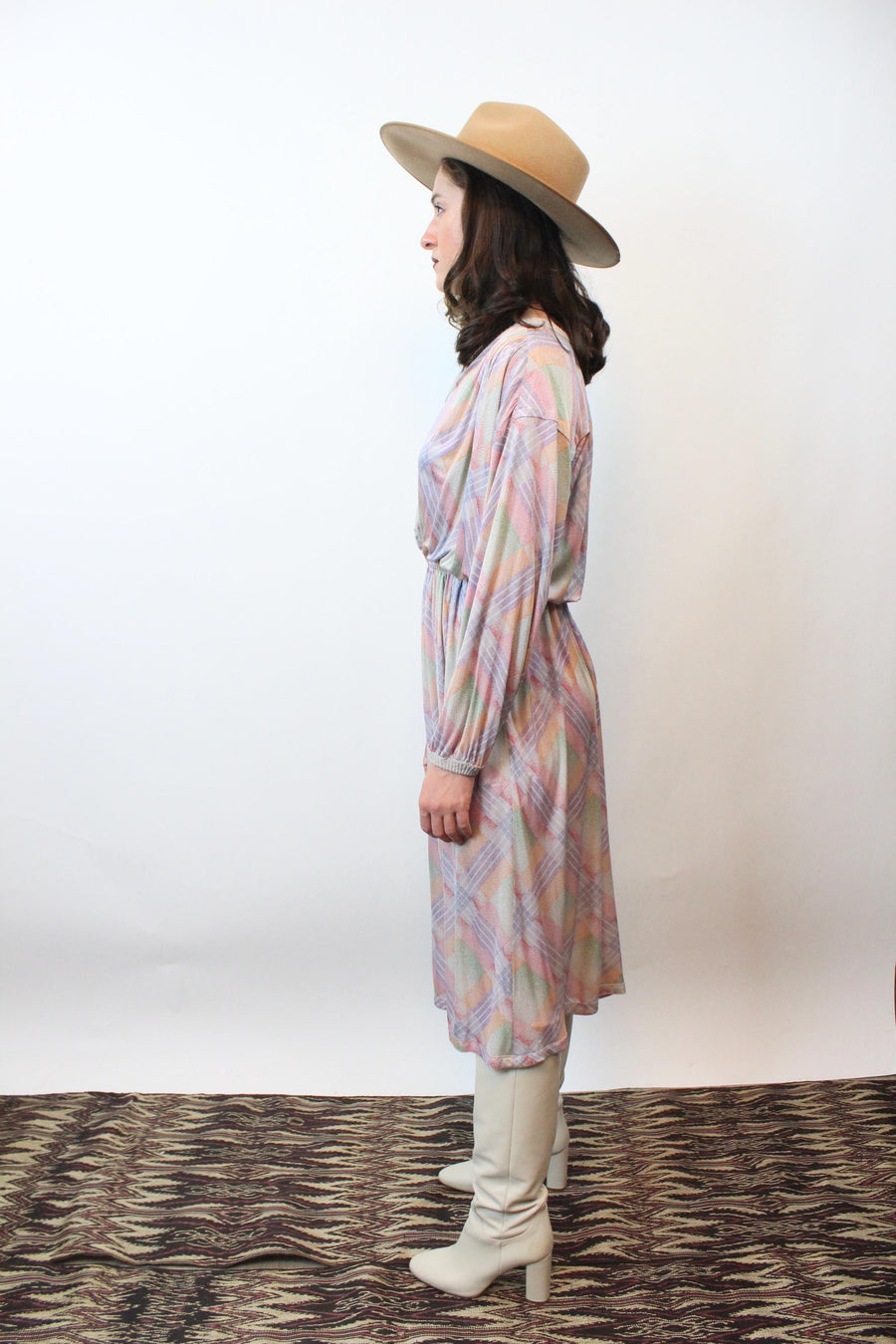 1970s MISSONI SILK dress small medium large | new fall winter