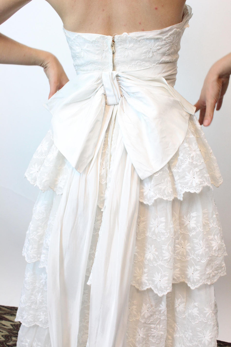 1950s WILL STEINMAN broderie anglaise dress xxs | new fall winter