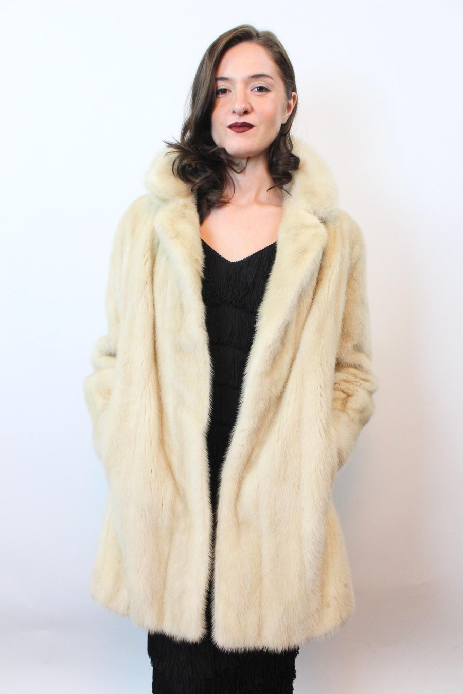 1960s BLONDE MINK fur coat small medium | new fall winter