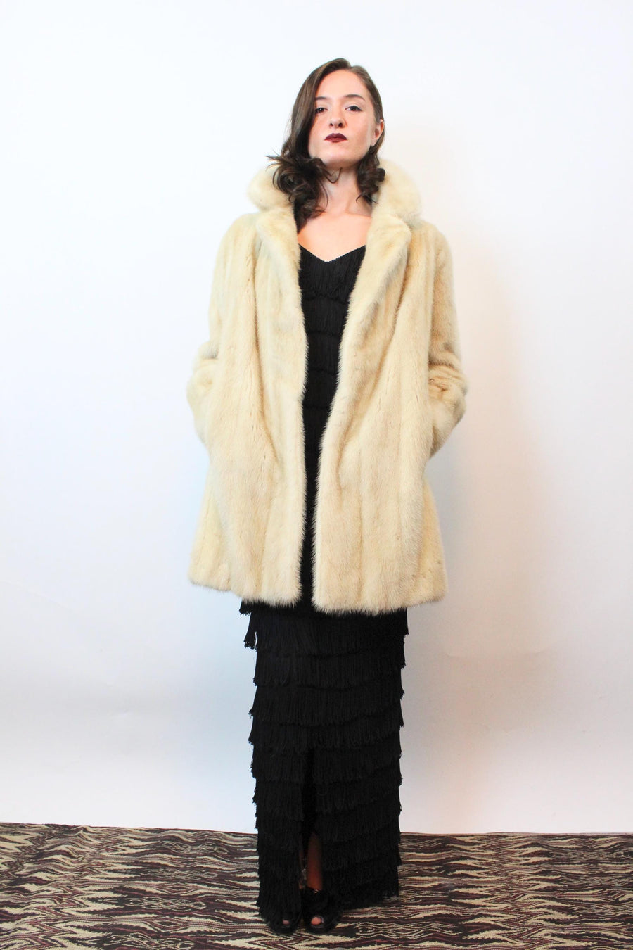 1960s BLONDE MINK fur coat small medium | new fall winter