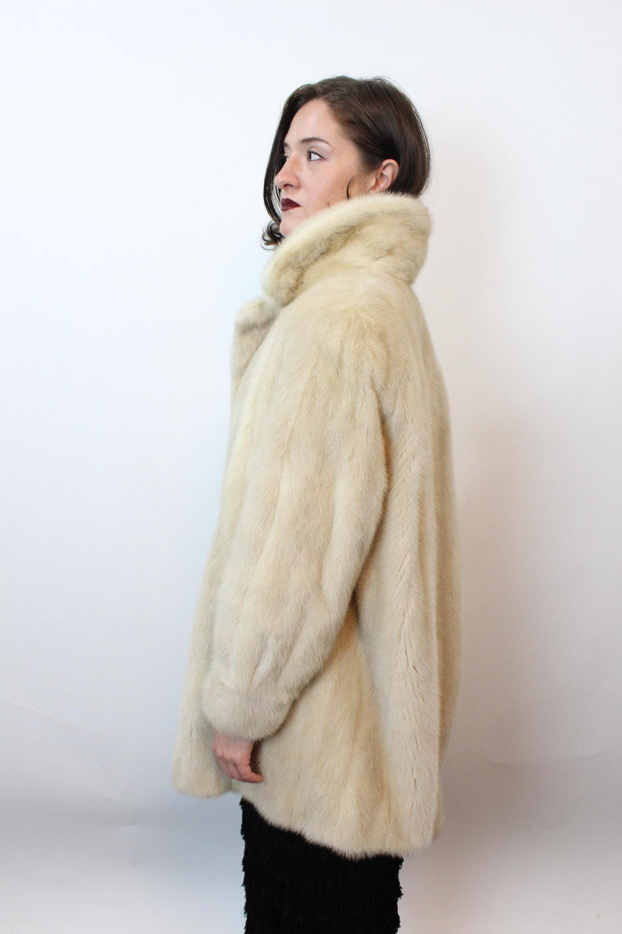 1960s BLONDE MINK fur coat small medium | new fall winter