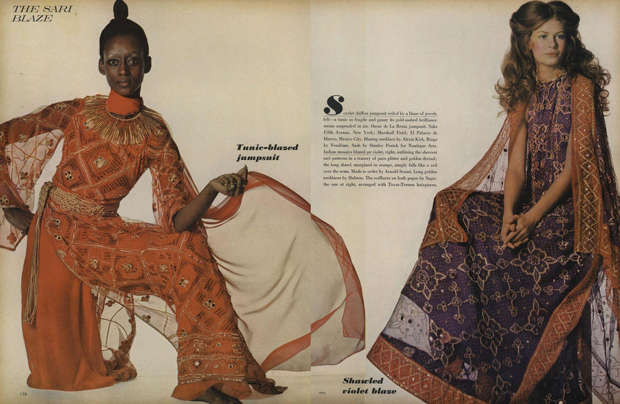 1970s OSCAR de la RENTA jumpsuit OVERSKIRT xs | new fall winter