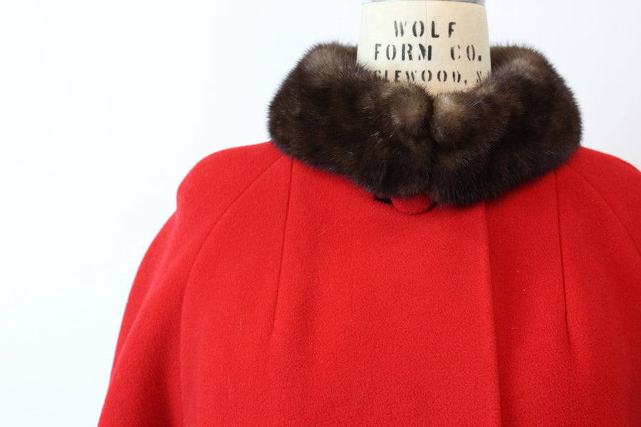 1960s 1964 documented LILLI ANN mink fur coat large | new fall winter