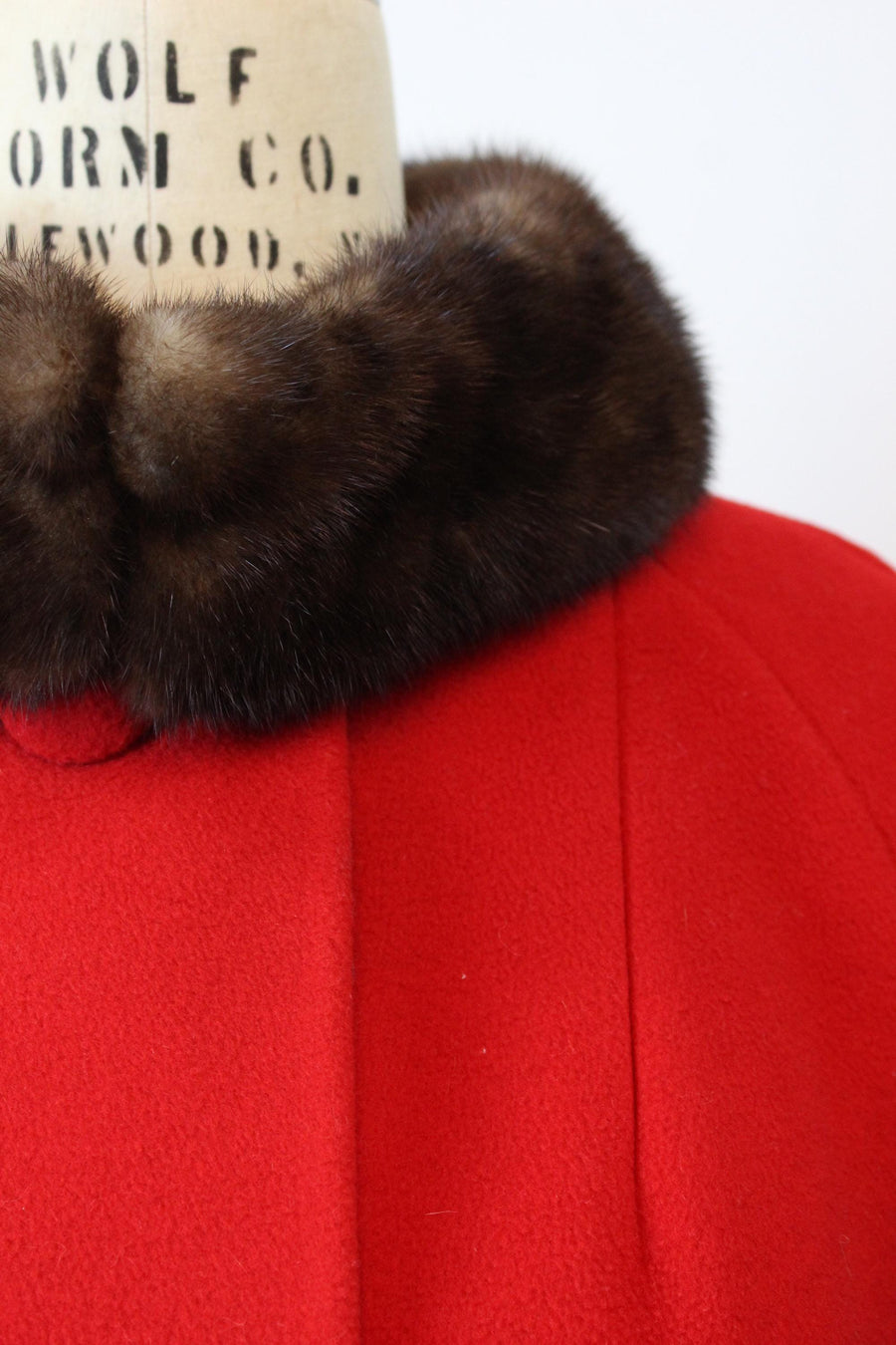 1960s 1964 documented LILLI ANN mink fur coat large | new fall winter