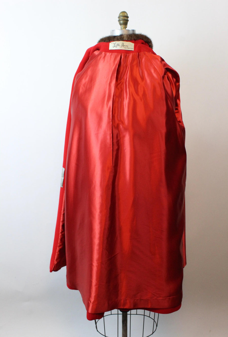 1960s 1964 documented LILLI ANN mink fur coat large | new fall winter