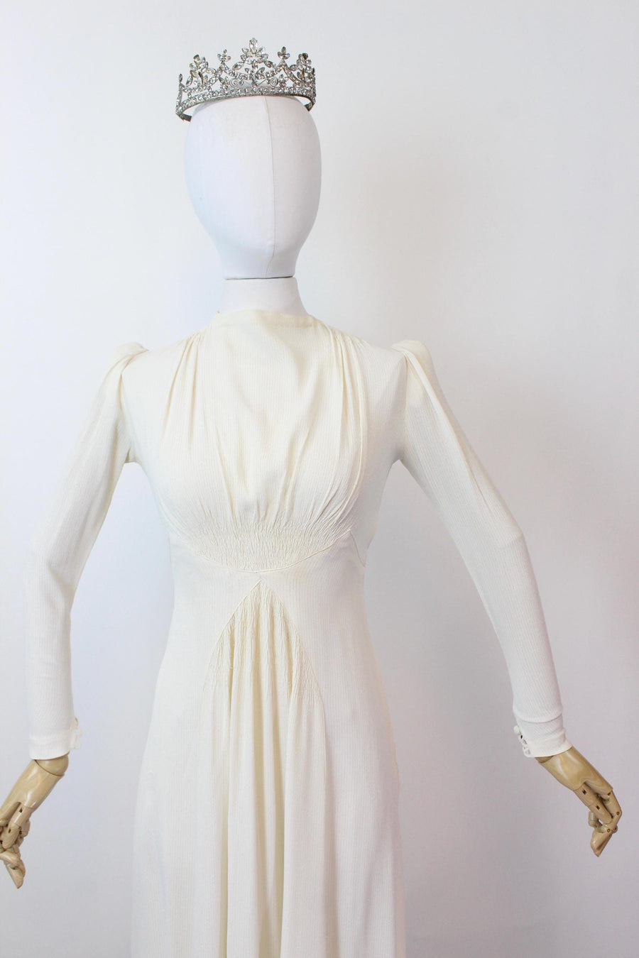 1930s IVORY WEDDING dress train xs | New fall winter 1930s IVORY WEDDING dress train xs | New fall winter