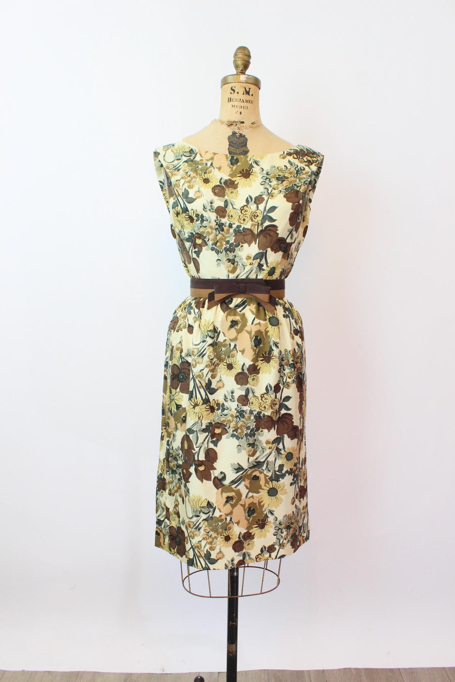 1950s ADELE SIMPSON silk dress xs | new fall winter