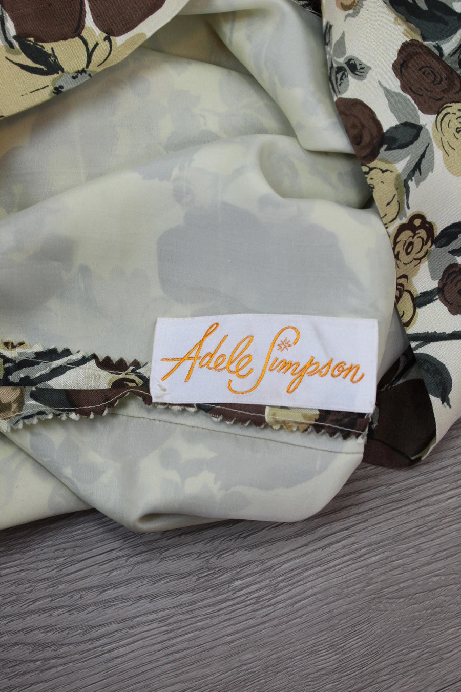 1950s ADELE SIMPSON silk dress xs | new fall winter