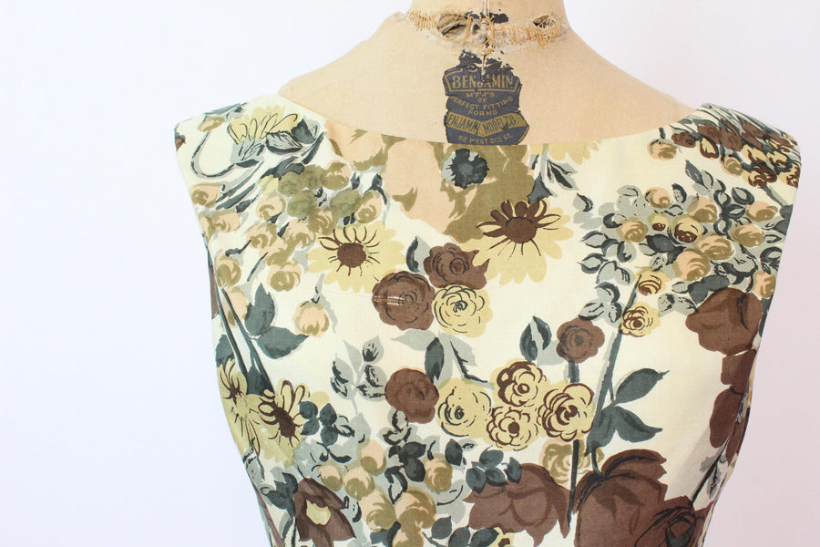 1950s ADELE SIMPSON silk dress xs | new fall winter