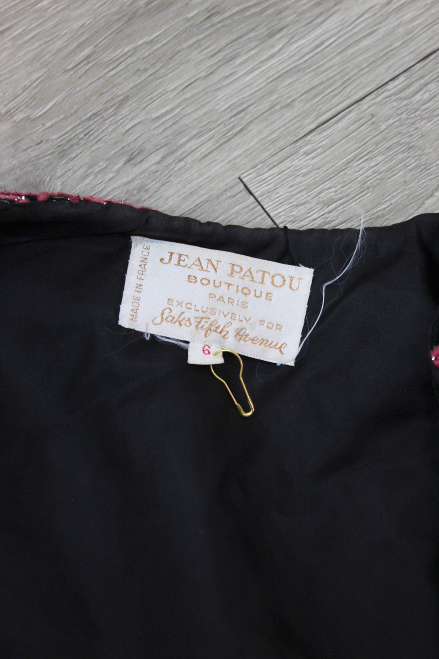 1960s JEAN PATOU velvet CHENILLE jacket skirt set xs | new fall winter