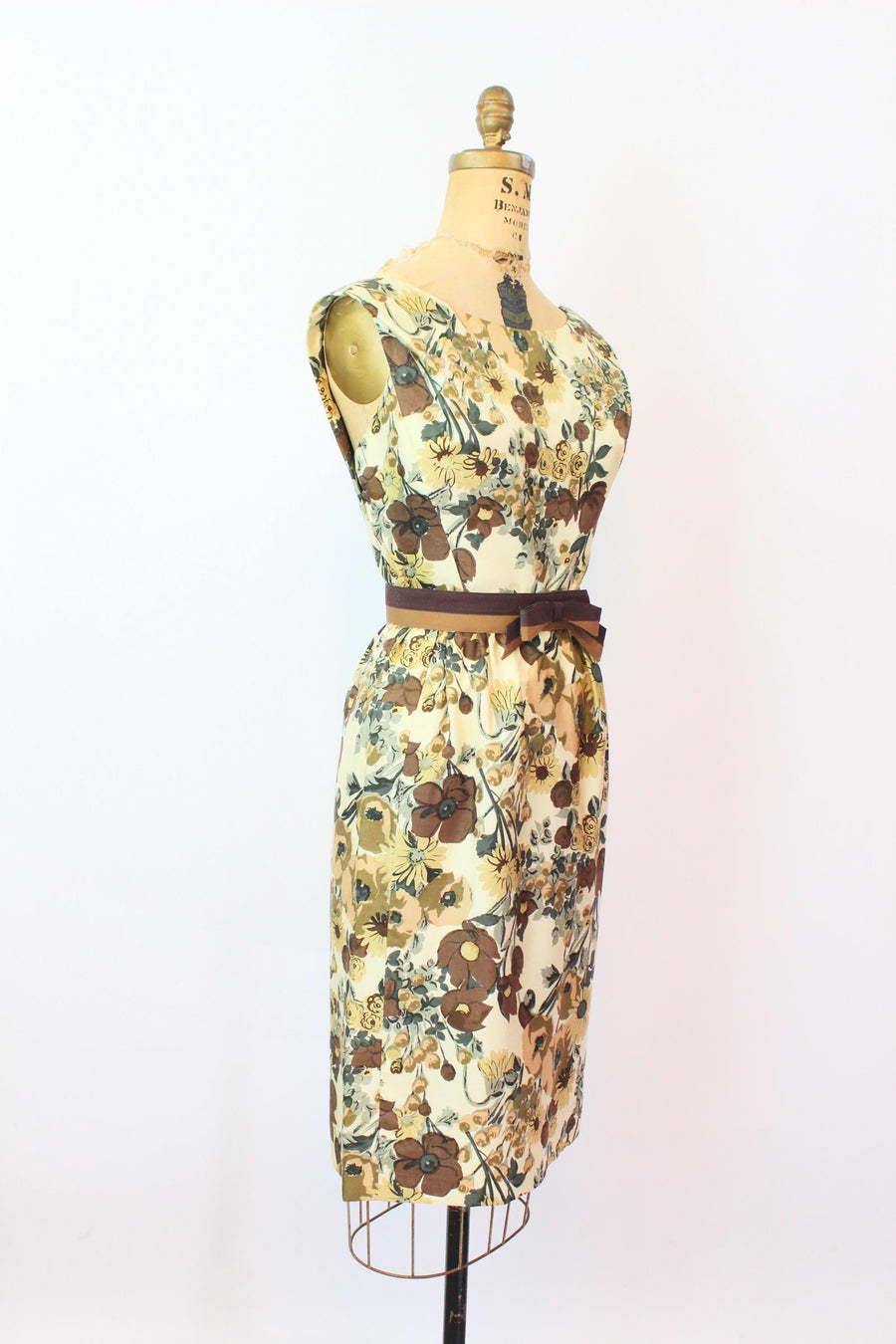 1950s ADELE SIMPSON silk dress xs | new fall winter