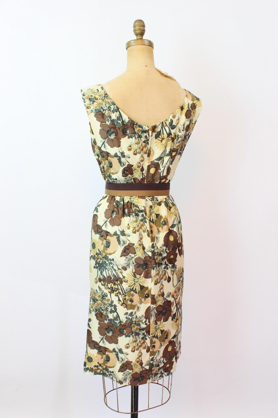 1950s ADELE SIMPSON silk dress xs | new fall winter
