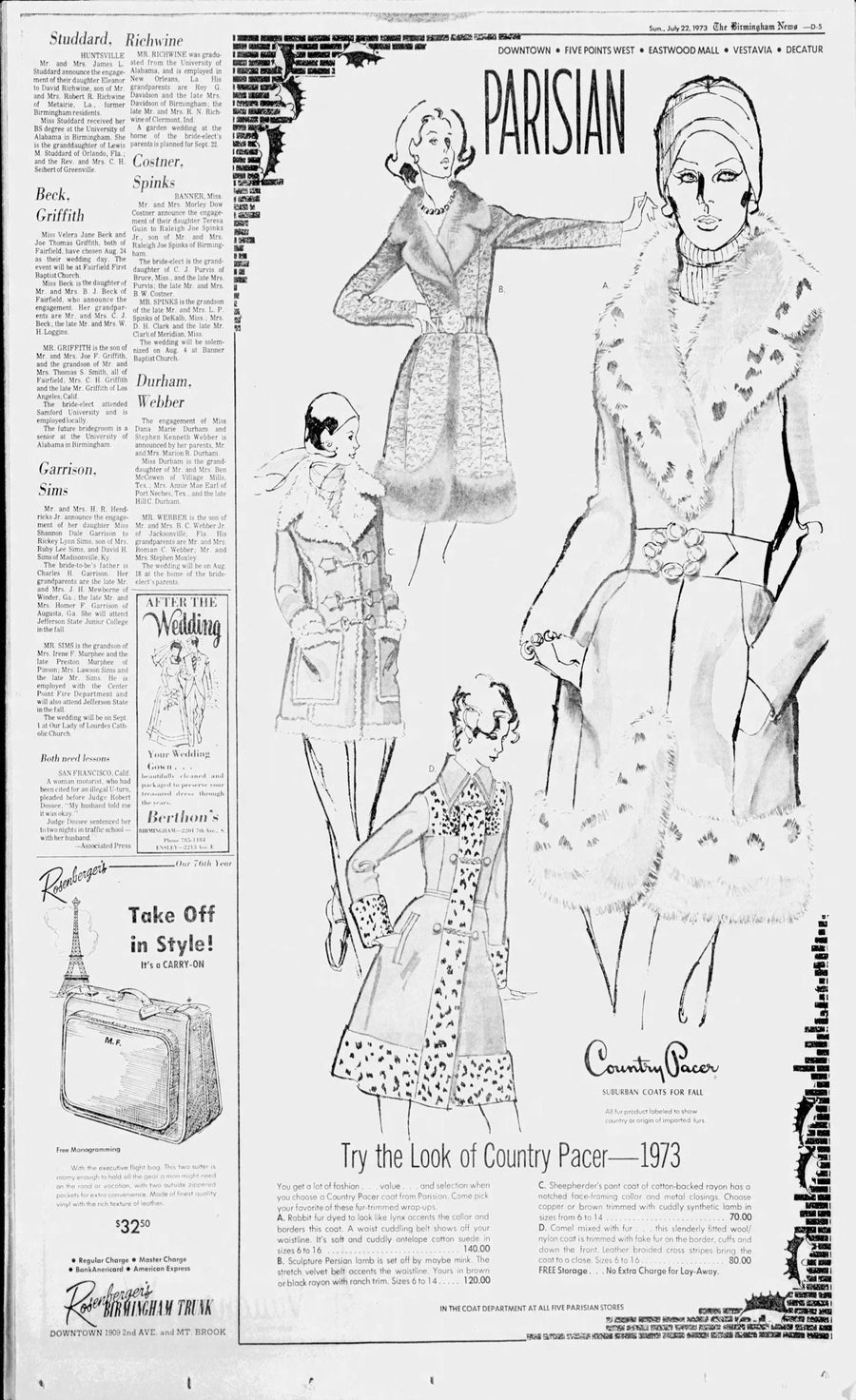 1970s COUNTRY PACER princess fur coat medium | new fall winter